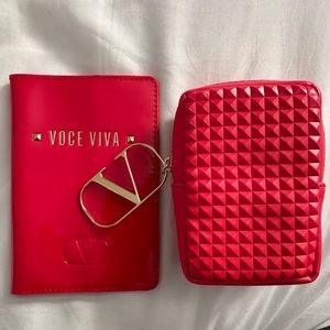 Valentino Beauty Passport holder & Pouch